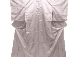 草の実模様織り出し手織り紬着物